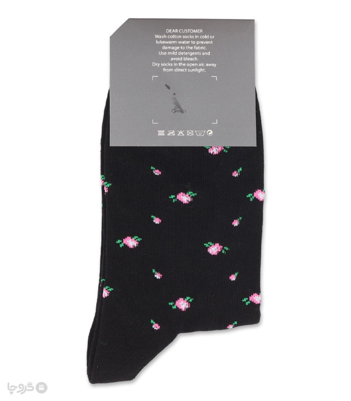 خرید عمده پک جوراب ساقدار زنانه اینفینیتی طرح گل - بسته 6 عددی