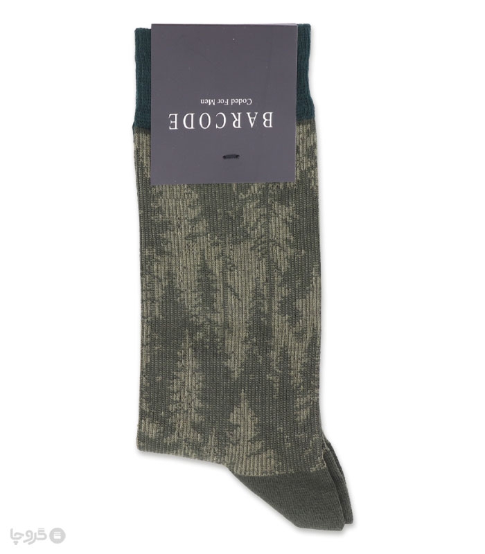 خرید عمده پک جوراب ساقدار مردانه بارکد طرح Forest Skin - بسته 6 عددی