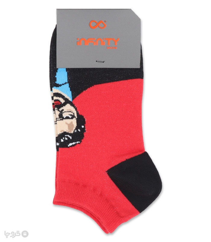 خرید عمده پک جوراب مچی زنانه اینفینیتی طرح پروفسور - بسته 6 عددی