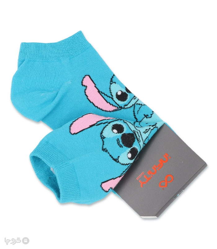 خرید عمده پک جوراب مچی زنانه اینفینیتی طرح استیج - بسته 6 عددی