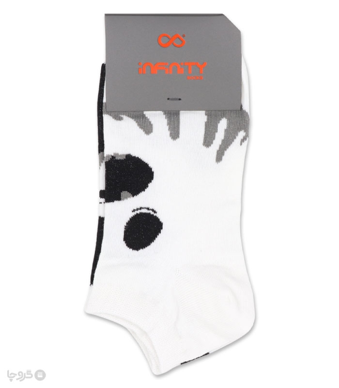 خرید عمده پک جوراب مچی زنانه اینفینیتی طرح ارواح - بسته 6 عددی