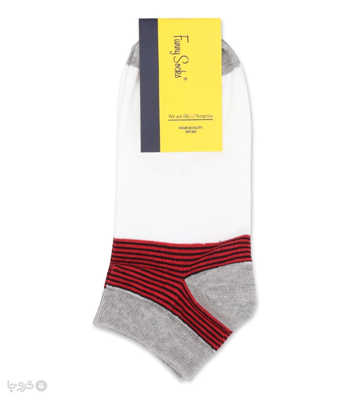 خرید عمده پک جوراب مچی مردانه Funny Socks فانی ساکس کد 85113 - جعبه 12 عددی