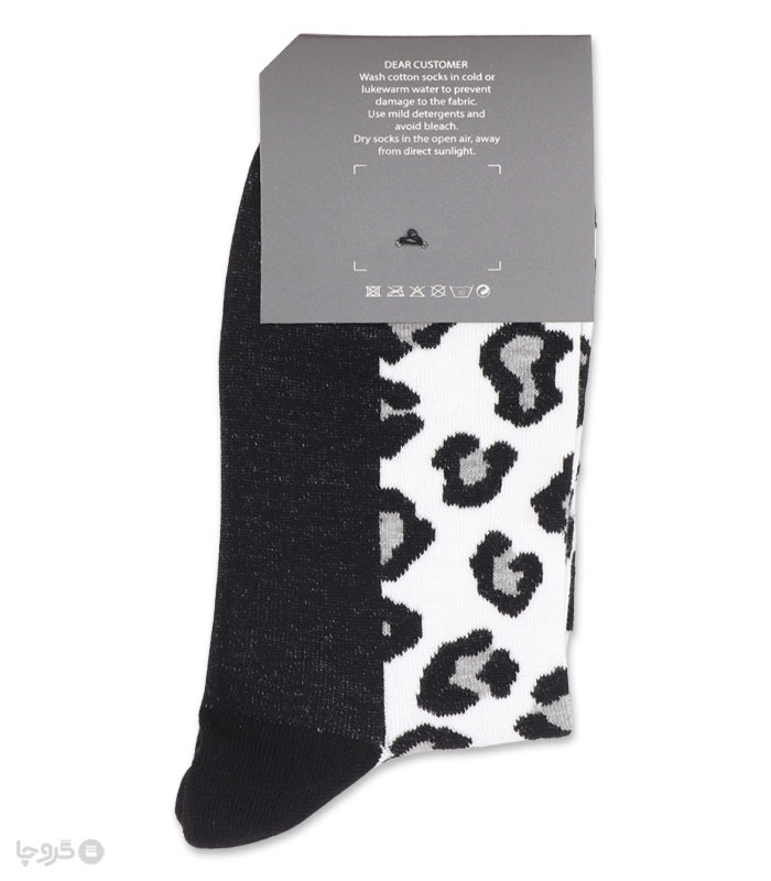 خرید عمده پک جوراب ساقدار زنانه اینفینیتی طرح پلنگی - بسته 6 عددی