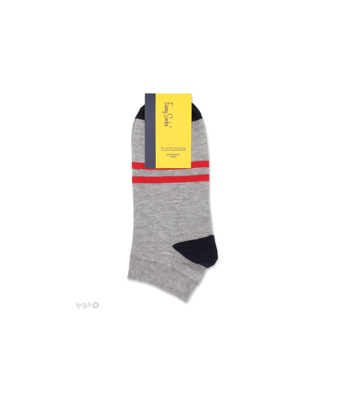 خرید عمده پک جوراب مچی مردانه Funny Socks فانی ساکس کد 85113 - جعبه 12 عددی
