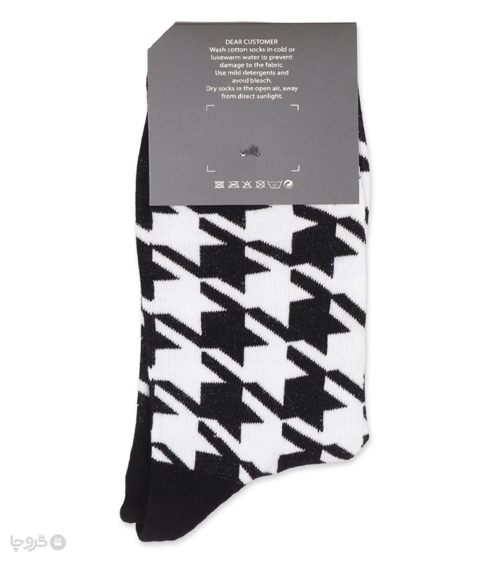 خرید عمده پک جوراب ساقدار زنانه اینفینیتی طرح پیچازی - بسته 6 عددی