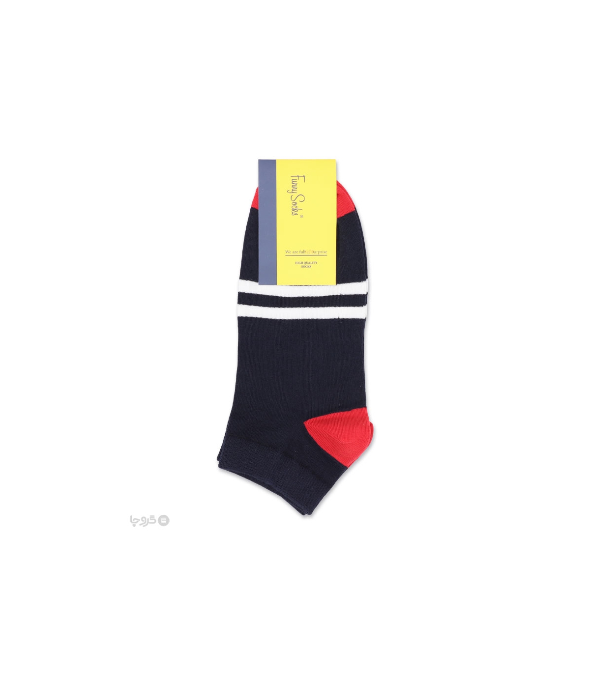 خرید عمده پک جوراب مچی مردانه Funny Socks فانی ساکس کد 85113 - جعبه 12 عددی
