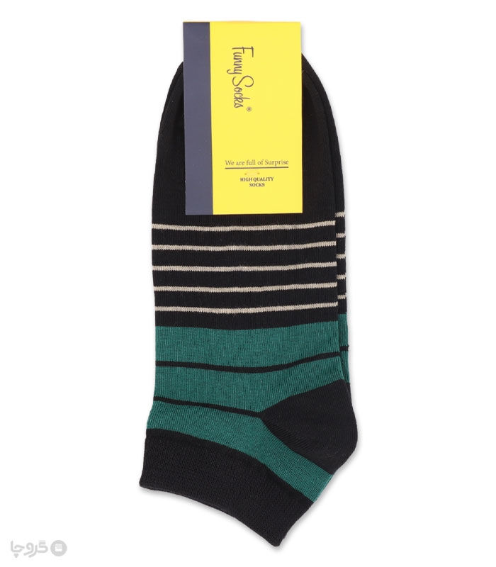 خرید عمده پک جوراب مچی مردانه Funny Socks فانی ساکس کد 85115 - جعبه 12 عددی