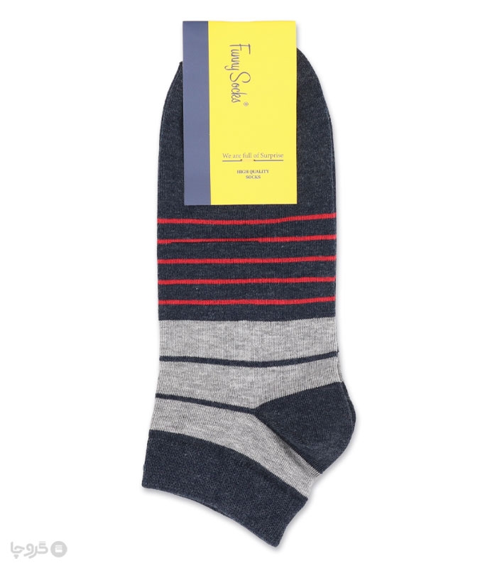خرید عمده پک جوراب مچی مردانه Funny Socks فانی ساکس کد 85115 - جعبه 12 عددی