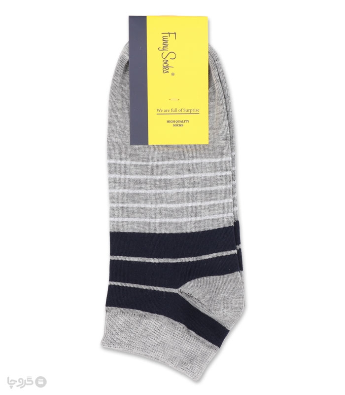 خرید عمده پک جوراب مچی مردانه Funny Socks فانی ساکس کد 85115 - جعبه 12 عددی