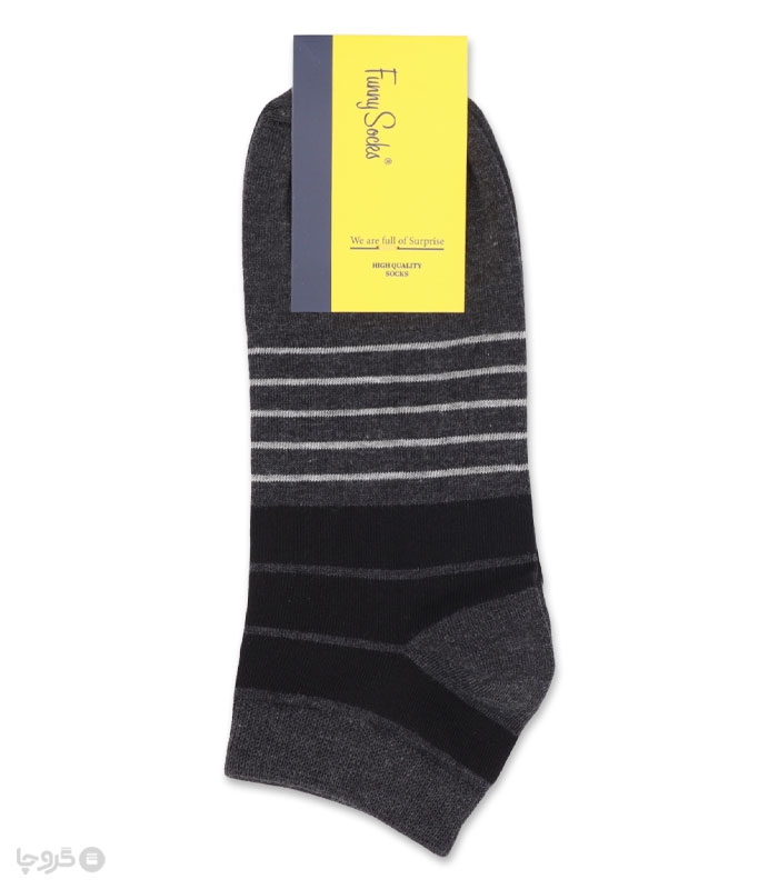 خرید عمده پک جوراب مچی مردانه Funny Socks فانی ساکس کد 85115 - جعبه 12 عددی