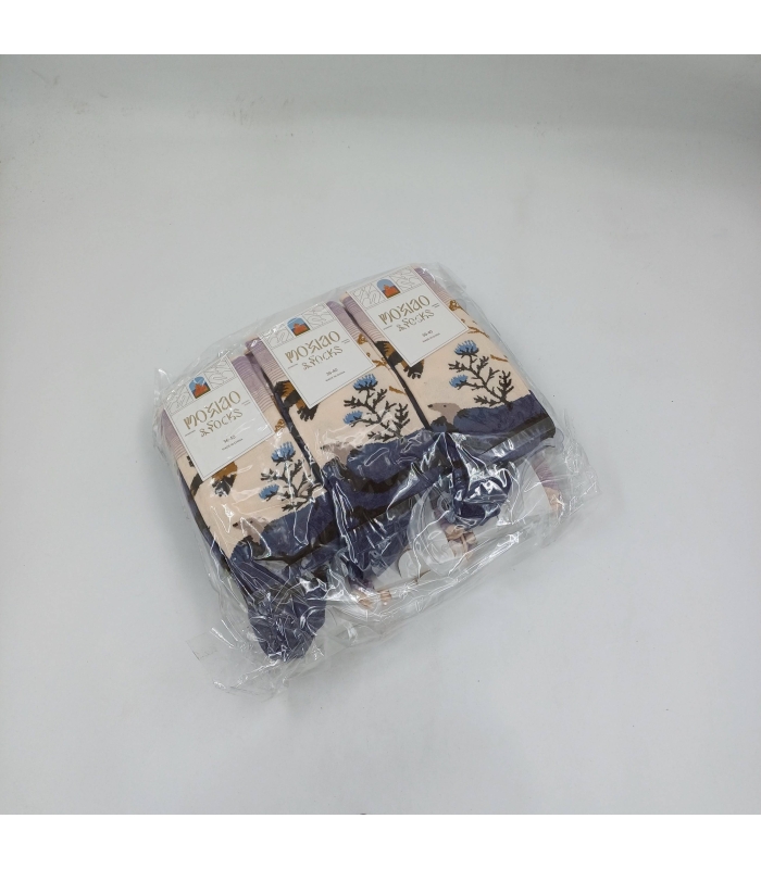 خرید عمده پک جوراب ساقدار زنانه Moxiao ماکسیو طرح موش کور - بسته 12 جفتی