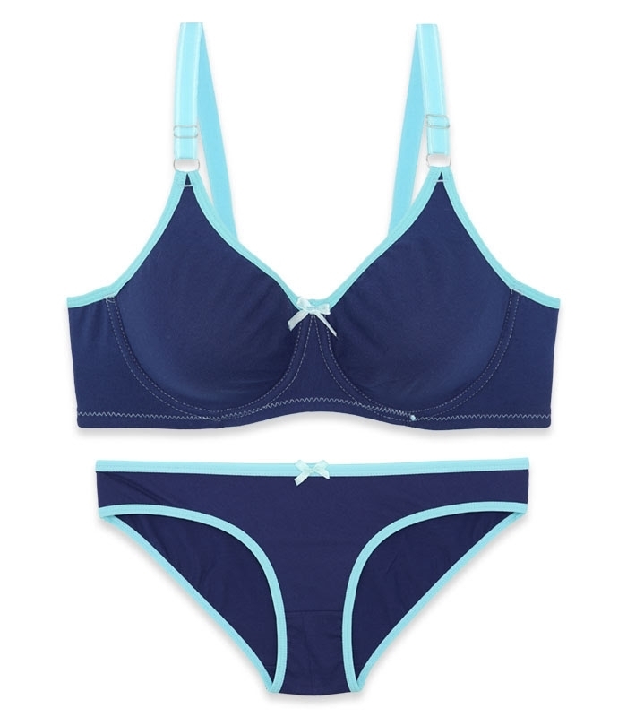 پک ست شورت و سوتین نخی فنردار ایزابلا کد 503 - بسته 4 عددی