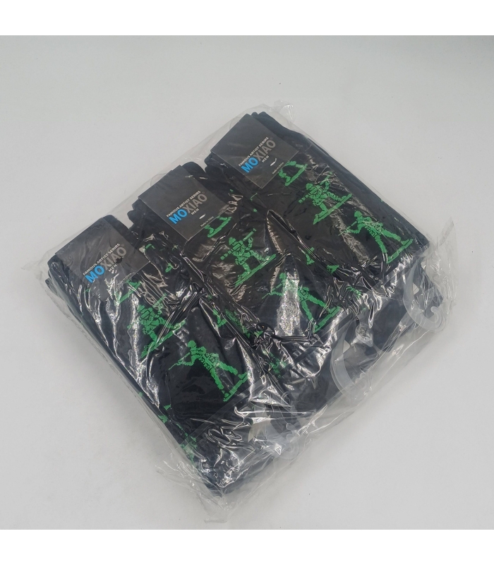 خرید عمده پک جوراب ساقدار مردانه ماکسیو Moxiao طرح سرباز - بسته 12 جفتی