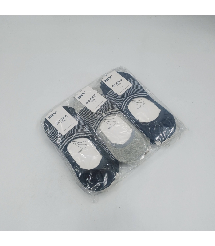 خرید عمده پک جوراب کالج مردانه پشت ژله‌ای طرح رینگی - بسته 12 جفتی	