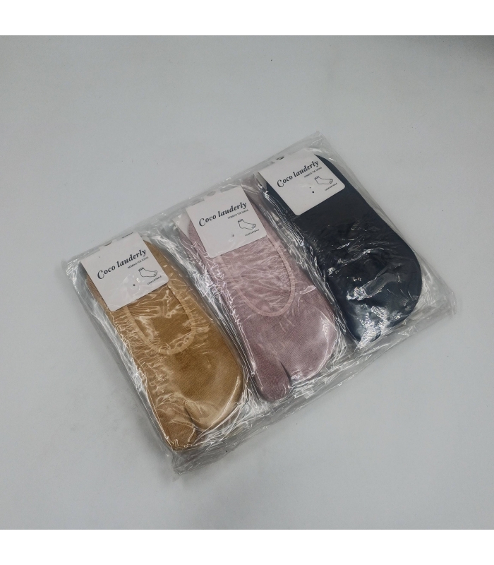 خرید عمده پک جوراب کالج تک انگشتی ساده - بسته 12 جفتی