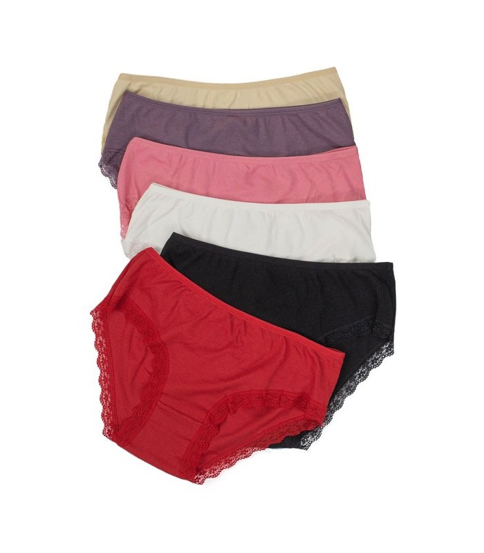 خرید عمده پک شورت زنانه اسلیپ مودال Misspel میسپل کد 1339 میکس ساده - بسته 12 عددی