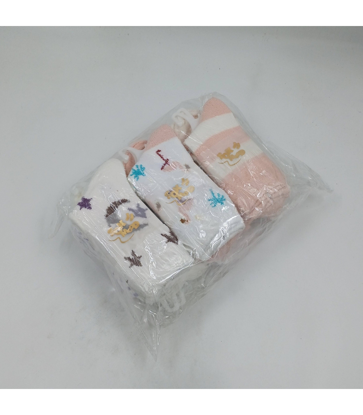 خرید عمده پک جوراب بوکله ساقدار زنانه طرح تکشاخ