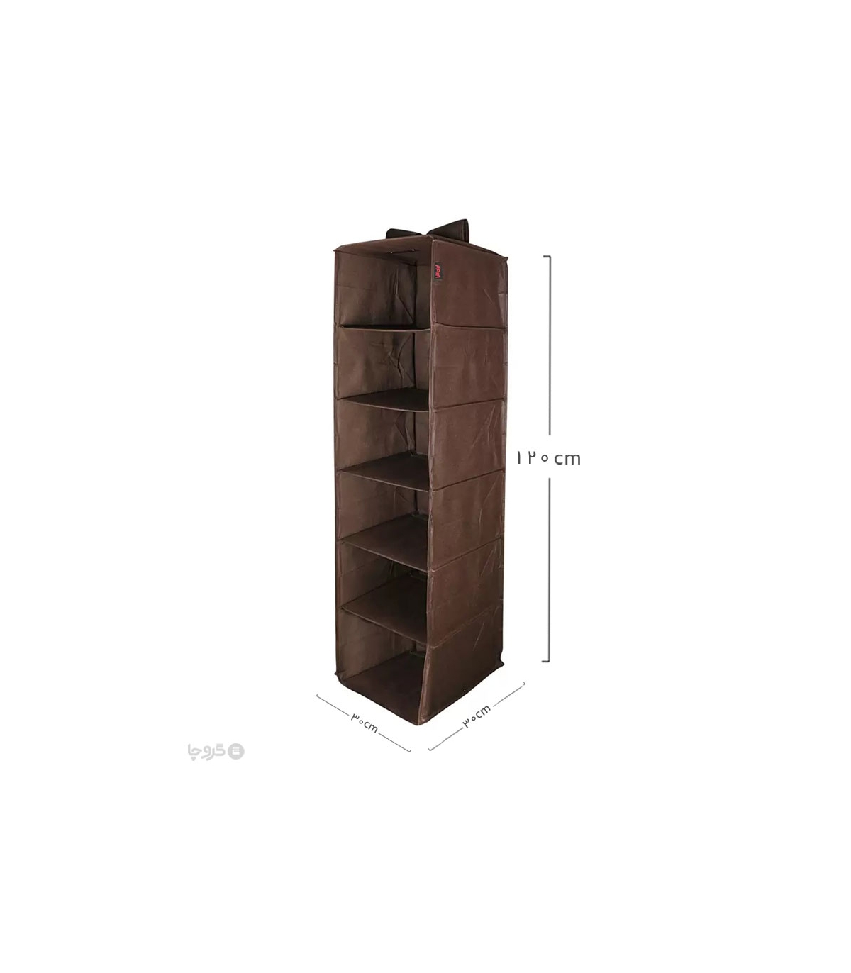 خرید عمده پک نظم دهنده داخل کمد 6 طبقه ایراناکارا - بسته 12 عددی