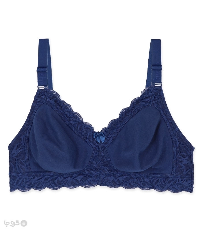 پک سوتین پرسی نخ و دانتل بدون فنر ایزابلا کد 0155 - بسته 4 عددی