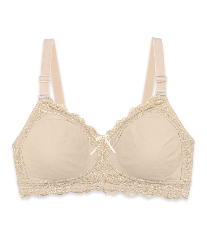 پک سوتین پرسی نخ و دانتل بدون فنر ایزابلا کد 0155 - بسته 4 عددی