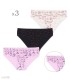 خرید عمده پک شورت زنانه اسلیپ نخی Misspel میسپل کد 4000 میکس طرح‌دار - 4 بسته 3 عددی