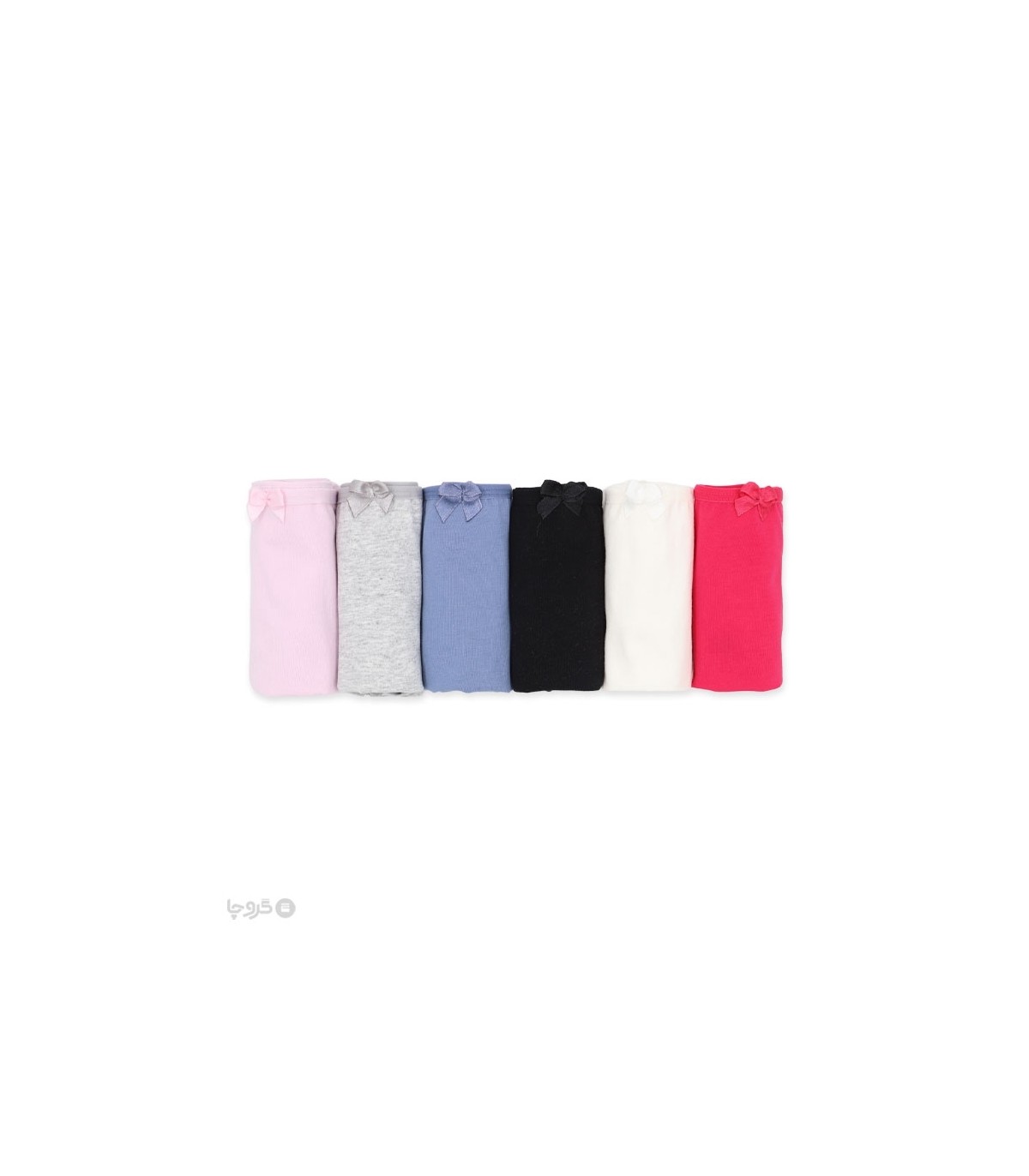 خرید عمده پک شورت زنانه اسلیپ نخی Misspel میسپل کد 2000 میکس ساده - 2 بسته 6 عددی