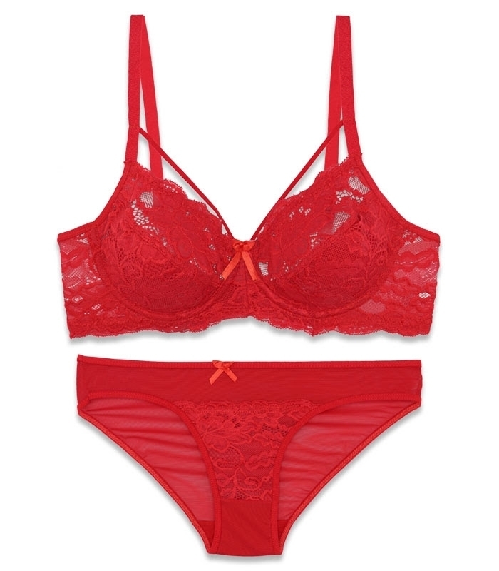 پک ست شورت و سوتین دانتل فنردار ایزابلا کد 610 - بسته 4 عددی