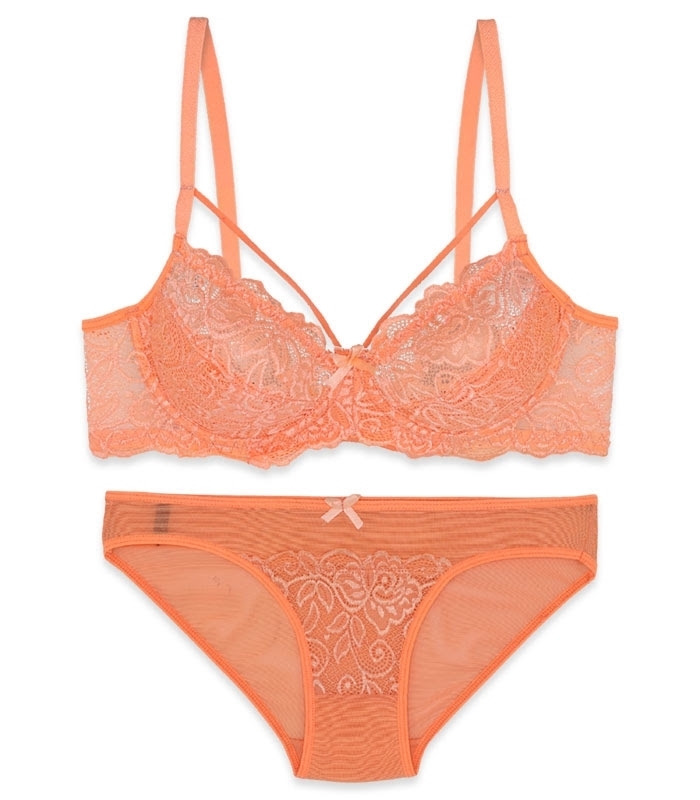 پک ست شورت و سوتین دانتل فنردار ایزابلا کد 610 - بسته 4 عددی