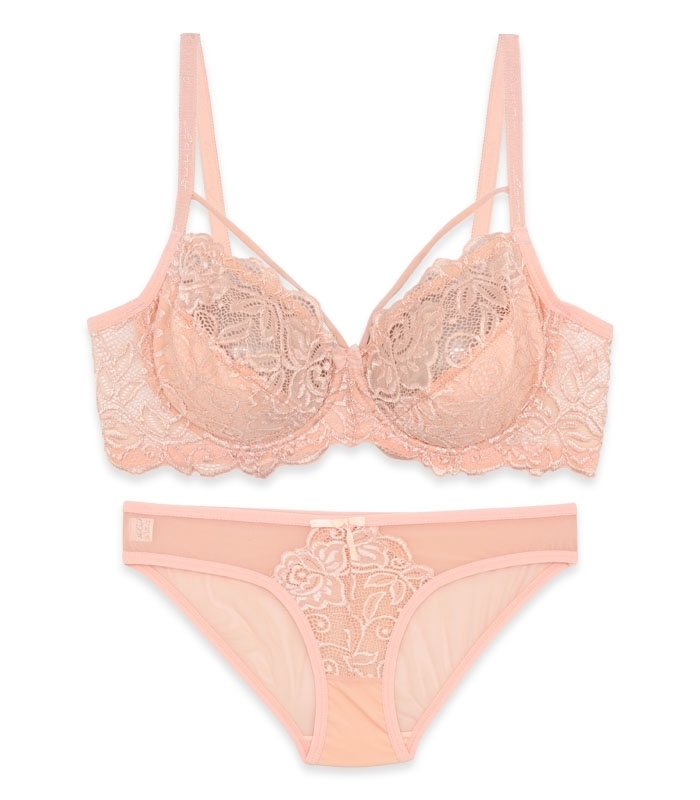 پک ست شورت و سوتین دانتل فنردار ایزابلا کد 610 - بسته 4 عددی