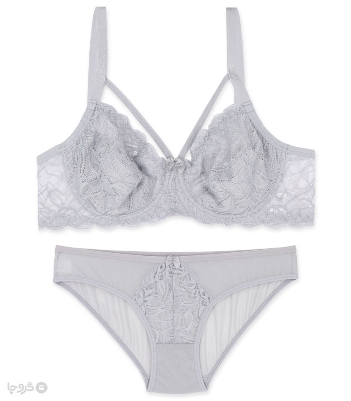 پک ست شورت و سوتین دانتل فنردار ایزابلا کد 610 - بسته 4 عددی