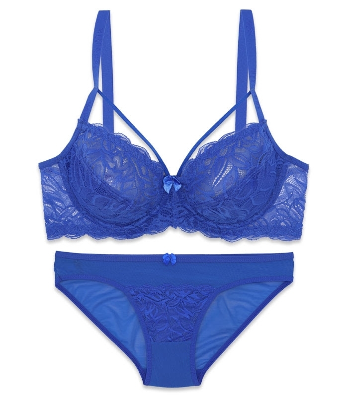 پک ست شورت و سوتین دانتل فنردار ایزابلا کد 610 - بسته 4 عددی