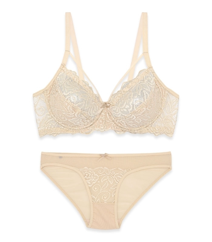 پک ست شورت و سوتین دانتل فنردار ایزابلا کد 610 - بسته 4 عددی