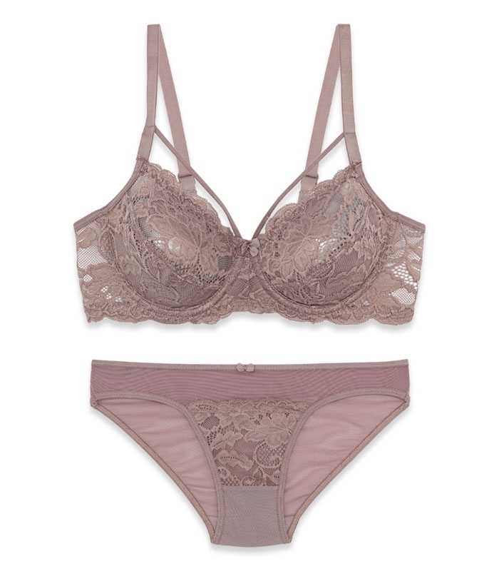 پک ست شورت و سوتین دانتل فنردار ایزابلا کد 610 - بسته 4 عددی