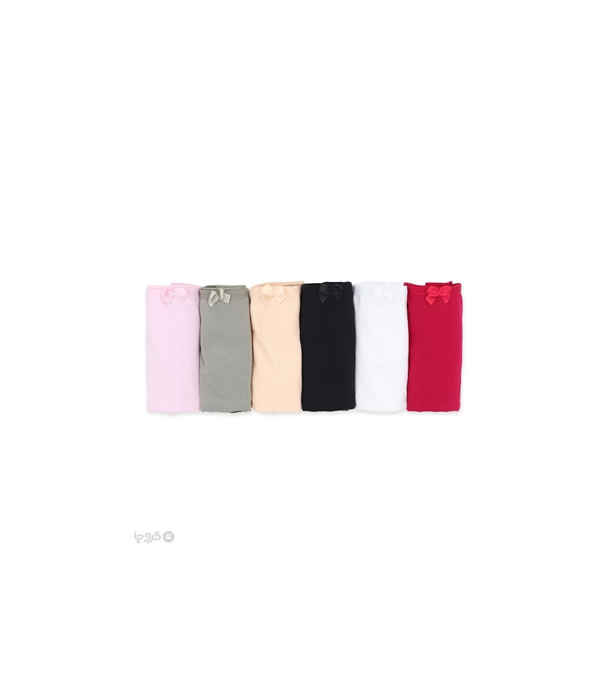 خرید عمده پک شورت زنانه اسلیپ نخی Misspel میسپل کد 2000 میکس ساده - 2 بسته 6 عددی