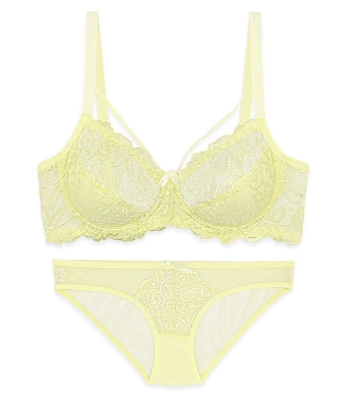 پک ست شورت و سوتین دانتل فنردار ایزابلا کد 610 - بسته 4 عددی