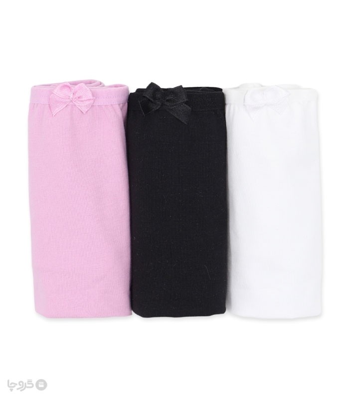 خرید عمده پک شورت زنانه اسلیپ نخی Misspel میسپل کد 1000 میکس ساده - 4 بسته 3 عددی