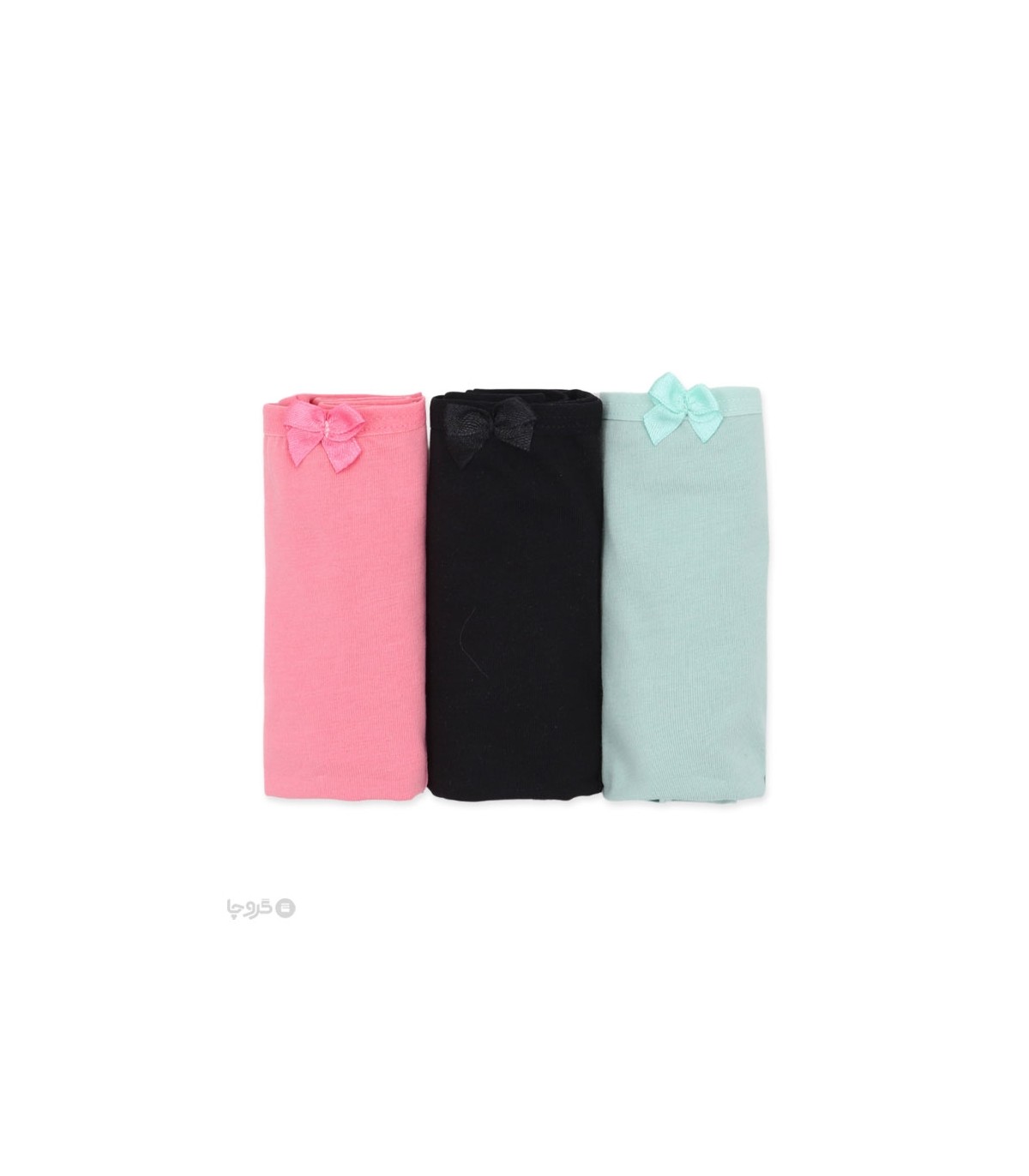 خرید عمده پک شورت زنانه اسلیپ نخی Misspel میسپل کد 1000 میکس ساده - 4 بسته 3 عددی