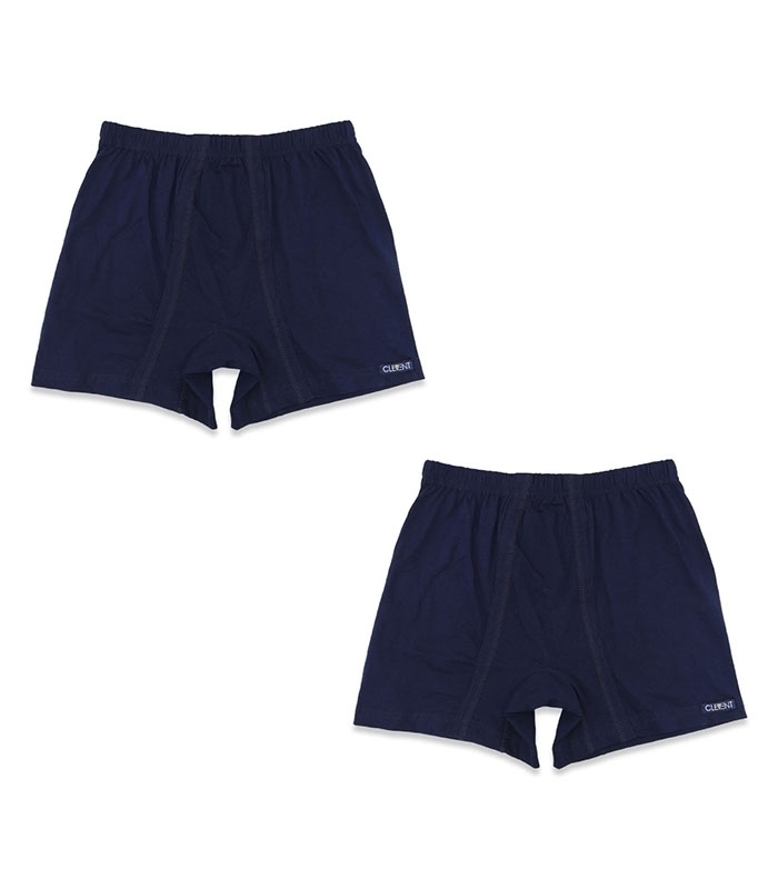 خرید عمده پک شورت مردانه نخی پادار کمر لیفه‌ای Clevent کلونت کد 2400 - 3 بسته 2 عددی