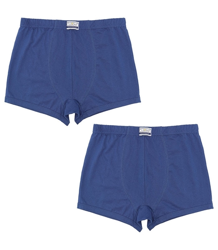 خرید عمده پک شورت مردانه نخی نیم پا کمر لیفه‌ای Clevent کلونت کد 2500 - 3 بسته 2 عددی
