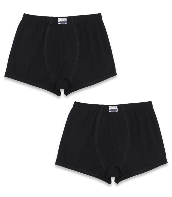 خرید عمده پک شورت مردانه نخی نیم پا کمر لیفه‌ای Clevent کلونت کد 2500 - 3 بسته 2 عددی