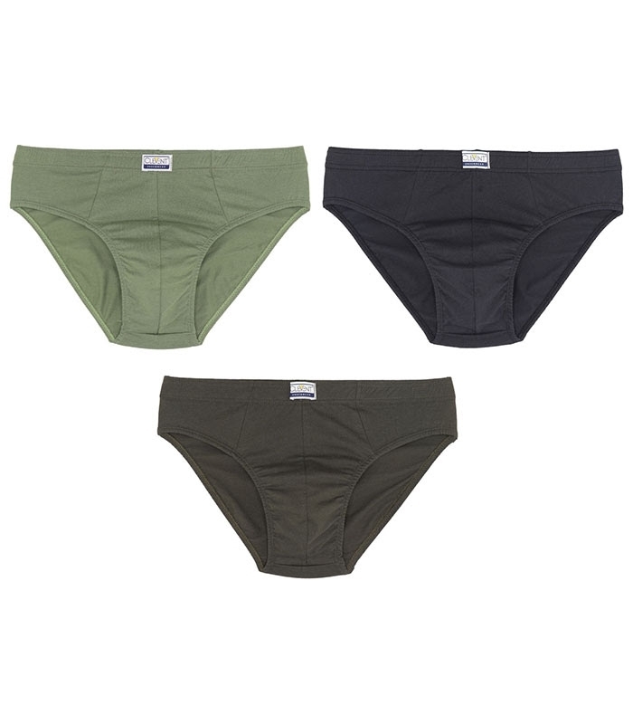 خرید عمده پک شورت مردانه اسلیپ نخی کمر لیفه‌ای Clevent کلونت کد 2100 - 2 بسته 3 عددی