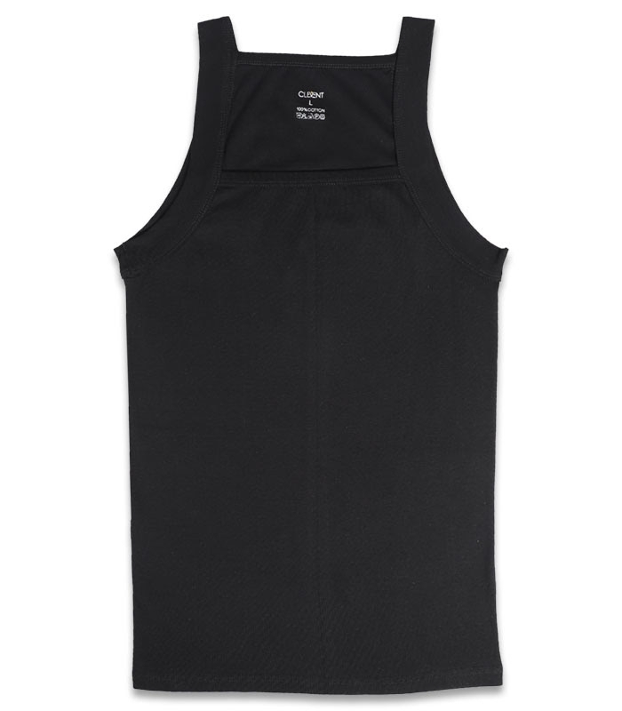 پک زیرپوش نخی رکابی یقه خشتی کلونت کد 1200 - بسته 6 عددی