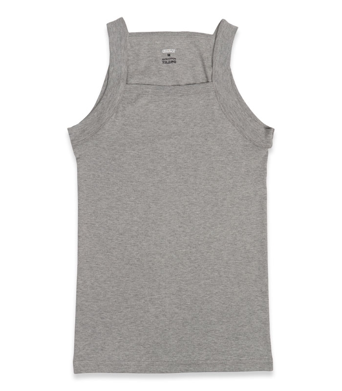 پک زیرپوش نخی رکابی یقه خشتی کلونت کد 1200 - بسته 6 عددی