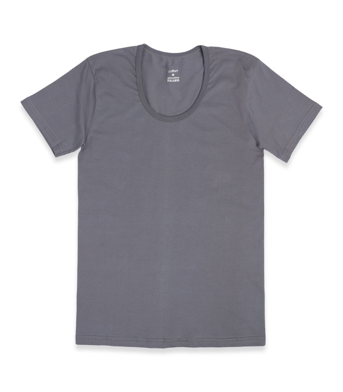 پک زیرپوش نخی نیم آستین یقه گرد کلونت کد 1500 - بسته 6 عددی