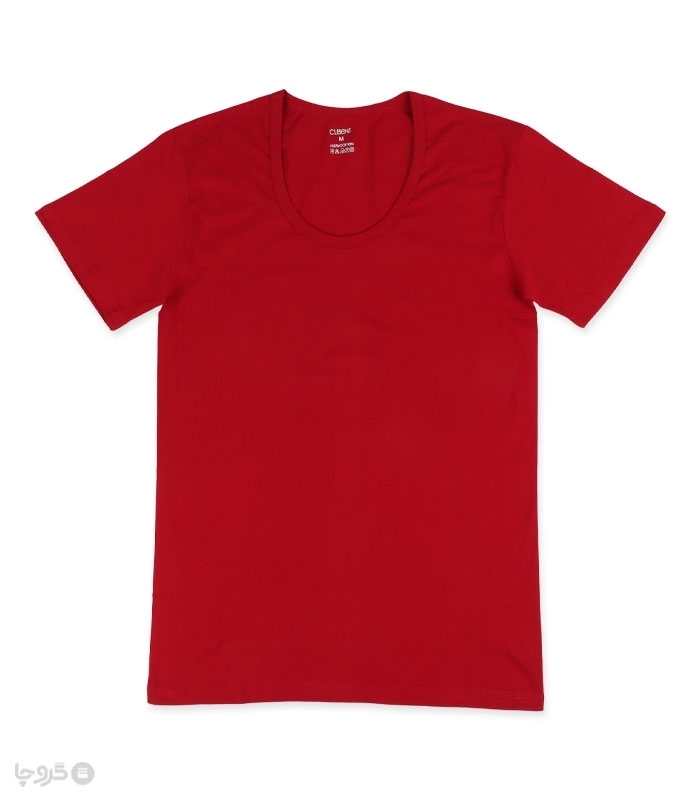 پک زیرپوش نخی نیم آستین یقه گرد کلونت کد 1500 - بسته 6 عددی