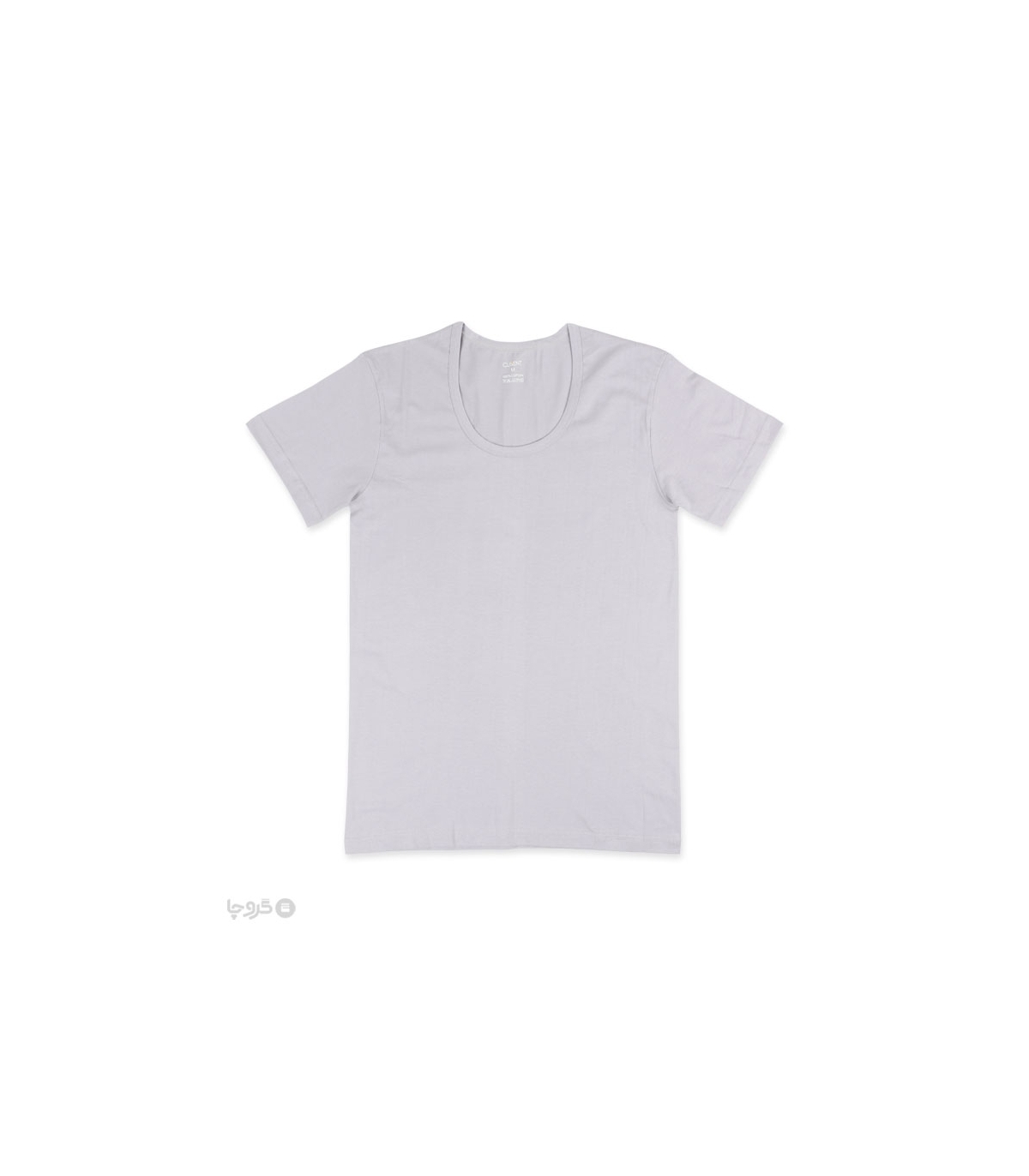 پک زیرپوش نخی نیم آستین یقه گرد کلونت کد 1500 - بسته 6 عددی