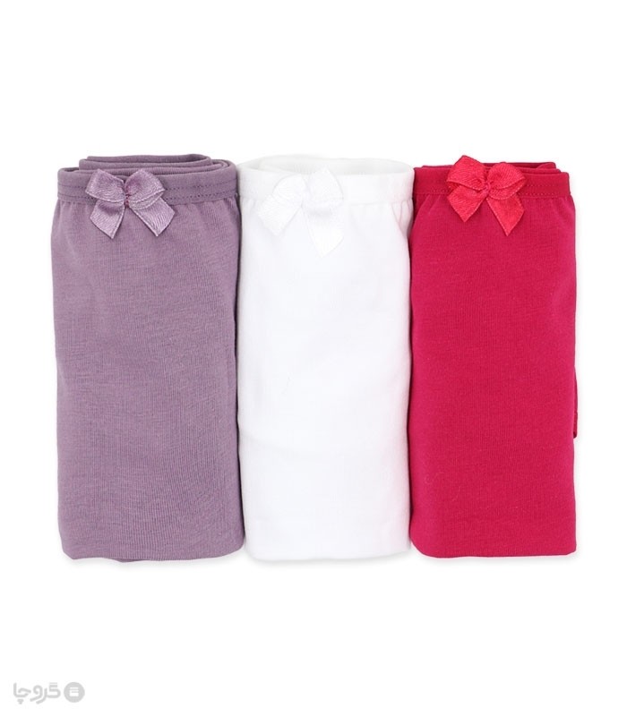 خرید عمده پک شورت زنانه اسلیپ نخی Misspel میسپل کد 1000 میکس ساده - 4 بسته 3 عددی