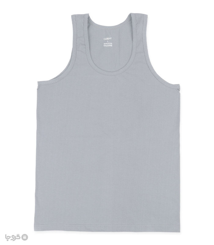 خرید عمده پک زیرپوش نخی رکابی یقه گرد کلونت کد 1100 - بسته 6 عددی