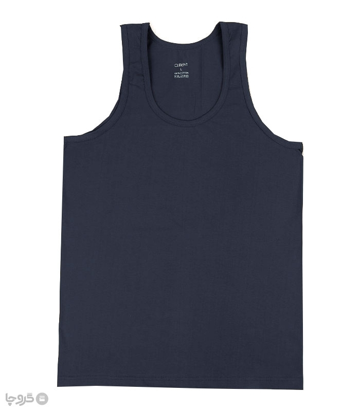 خرید عمده پک زیرپوش نخی رکابی یقه گرد کلونت کد 1100 - بسته 6 عددی