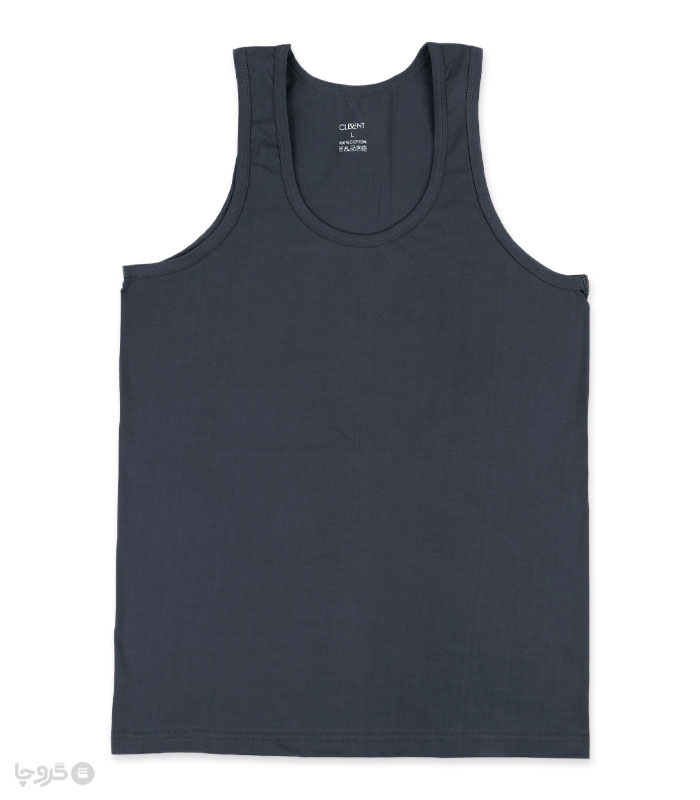 خرید عمده پک زیرپوش نخی رکابی یقه گرد کلونت کد 1100 - بسته 6 عددی